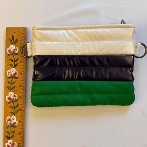 Think Royln Colorblock Quilted Zip Pouch